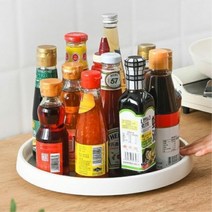 키알리 주방 조미료 양념통 선반 정리대 원형 회전 트레이 회전식 받침대 쟁반, 제품선택, 30x3.5