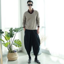 케이맨 남성 와이드배기팬츠 패션절복 일본스타일