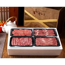 [장흥한우선물세트] 특등급 구이용 4구세트 (꽃등심400g 안심400g 갈비살400g 채끝400g)