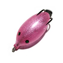 낚시공일공 SS70 프로그 개구리 민물 루어 낚시 배스 가물치 민물루어, 핑크P