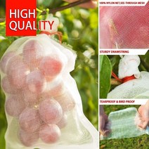 블루베리 방조망 고추 그물망 호박 오이 참외 보호망 큰 거래 과일 가방 정원 식물 메쉬 안티 곤충 파리 새 다람쥐 식물 커버 과일 정원 액세서리, 60x40cm