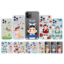 페코 짱 갤럭시 S21울트라 투명 젤리 귀여운 캐릭터 패코 핸드폰 케이스, 스티커 디저트페코