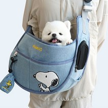 패리스독 피너츠 데님 슬링백 M