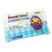 도너랜드)스노우지점토(200g) 미술용품 지점토 종이죽 만들기재료 스노우지점토 찰흙 공예놀이, 단일상품(SLM6868)