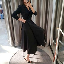 하객 랩 롱 정장 모임 원피스 가을 겨울 봄