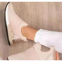 끈없는운동화 겨울 걷기편한 실내 가성비 남자 여자 걷기 운동화 Zapatillas 2022 통기성 메쉬 캐주얼 스포츠 신발 플랫폼 플랫 라이트 웨지 스니커즈 여성 가황 신발