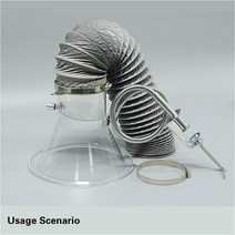 각파이프 알루미늄 사각 파이프 2.5 "3" 4 "* 1 미터 공압 부품 나일론 PVC 유연한 튜브 파, 03 3m_03 100mm
