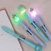 [일정] 레이지스타 라이트 4색 볼펜 (20개 1세트), 단품