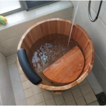편백나무반신욕기 간이욕조 반신욕기 이동식 가정용 히노끼 욕조, A