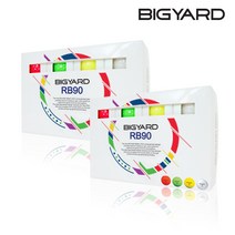 빅야드 정품 고반발 RB 골프공 2피스 24p, 옐로우, 루비, 그린, 화이트, 1세트