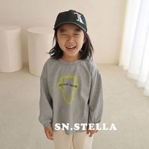 스엔스텔라 곰돌 싱글티 봄 키즈 레이어드 긴팔티