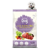 노견사료 홈앤독 애견사료 소고기와채소 1.2kg-72394EA, AC_ 본상품선택