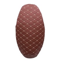 바이크 범용 오토바이 액세서리 가죽 시트 쿠션 커버 자외선 차단 방수 보호대 절연, 15 Red XXL