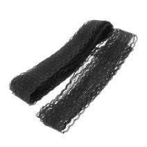 의복을 위한 직물 수제 재봉 손질 뜨개질을 한 DIY 공예, 레이스, 검은색
