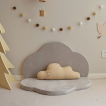 북유럽 대형 침대 벽가드 매트 범퍼쿠션, 19 라이트그레이소8050cmx2개세트