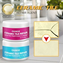 견고한 타일 수리 요원 페이스트 욕조 키트 화이트 샤워 유리 섬유 도자기 세라믹 수정 크랙 KI, 03 C