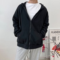 남자 데일리 편한 안드라 오버핏 기모 후드 집업 점퍼 항공 잠바 남성 야구 봄잠바 가을