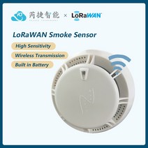LoRaWAN 연기 감지기 화재 경보 감지기 배터리 내장 TTN Chirpstack Loriot abp와 호환 가능
