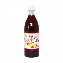 한국이안스 TOM 슬러시 원액 딸기향 시럽 1kg 5개