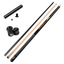 preoaidr 3142 bk 시리즈 당구 풀 큐 고무 핸들 풀 큐 스틱 키트 12.75mm11.5mm 팁 스틱 키트 익스텐션 포함, 12.75mm, l