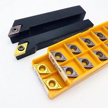 공구 SDJCR1212H11 SDJCR1616H11 SDJCRk11 SDJCR2525M11 CNC 외부 선삭 홀더 10 개 DCMT11T304 DCMT11T308 카바이 블레이, [04] SDJCR2525M11, [01] DCMT11T304 VP15TF