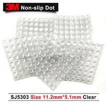 방진고무패드 고무발 스프링 진동 방지 3M 보호 제품 SJ5303 투명 고무 테이프 범폰 반구형 크기 11.2mm *