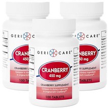 GeriCare 크랜베리 알약 450MG, 3