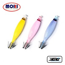 모리 화살촉 호래기 에기(5cm/3개입) 케이스포함 (S-8705) 야리이카 에깅 루어 선상 낚시 채비