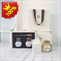 천연 야생화꿀 잡화꿀 2구 선물세트 700g 꿀뜨개 포함 아카시아꿀 밤꿀도 있어요., 호랑이: 밤꿀 2구( 700g)