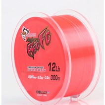 아미고 레드FC 후로로카본 카본라인 300m 배스, RED