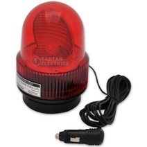 LED 차량용 회전 자석 부착 경광등 자동차 RLA-KBD12R-A DC12V 한영넉스, 1개입