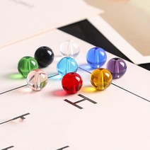 10PCS 핸드메이드 DIY 악세사리 원형 유리구슬 크리스탈구슬 비즈 산자재 6mm, 레드, 12Mm 약 29 개/가방