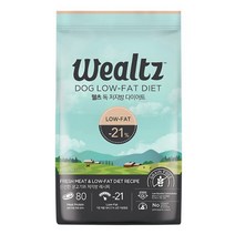 웰츠 독 저지방 다이어트 강아지 사료, 6kg, 1개