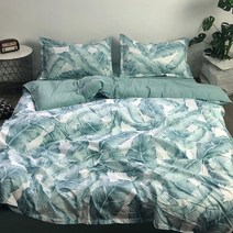 SKANDSALO 꽃 무늬 침구 세트 침대 북유럽풍 기숙사