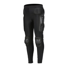 여름용 매쉬 오토바이 상체 보호대 수트 세트 무릎 상체 허리 팔꿈치 장갑 바이크 통기성, 검은 색 바지_S