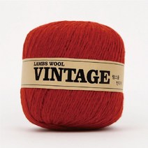 [슬로우플로우] 램스울 빈티지 50g 보카시 컬러 고급 lambs wool, 22 레드, 1개