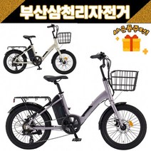 삼천리 2023 팬텀 데이지 20인치 시티형 PAS/스로틀 겸용 전기자전거 사은품증정, 라벤더