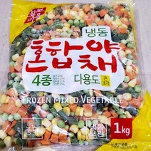 황보마을 4종 혼합야채 1kg 가정용 식당 식자재 식료품 식품 식재료 식자제, 1개