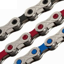 KMC X8 VIVID 컬러체인 자전거 체인, 화이트