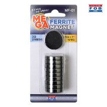 포비 메가 페라이트자석 MF-01 25mm 5T 10개입, 1개