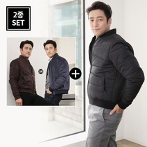 [잭필드] [2종]남성스웨이드보머재킷셋트_JEWMFUS03