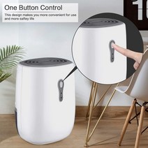 저소음 원룸 자취방 Thankshare 습기 흡수기 공기 건조기 600ml 제습기 48, 우리 플러그, 1개
