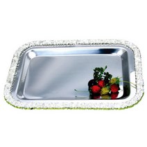 업소용주방용품사각굽 쟁반 16호JH-139 스텐업소용 주방용품