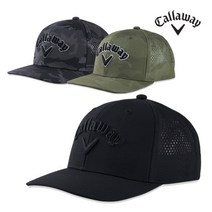 캘러웨이 2022 CG 리비에라 캡 남성용 골프모자, 블랙