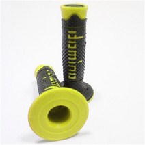 오토바이 핸들바 핸들 바이크 크로스바 멀티 도미노 그립 바 78 용 부품 레이싱 모터 크로스 그립 22mm 고무 먼지 구덩이 자전거 바 액세서리, 노란색