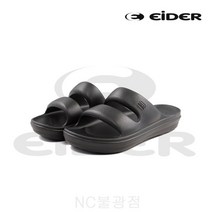 아이더 [매장정품] 층간 소음 방지용으로도 탁월하여 실내외 어디서든 착화 가능한 남여공용 (아이카롱 슬라이드) [DUS22N78/Black(Z1)][NC불광]