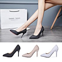 오너클랜 빤짝이 글리터 펌프스 힐 스틸레토힐 정장 패션구두