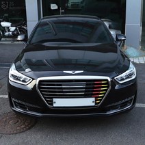 [JS AUTOMOTIVE] 제네시스EQ900 본넷 그릴 랩핑 데칼 스티커 튜닝 몰딩 인테리어 악세사리 용품, 프랑스(운전석)