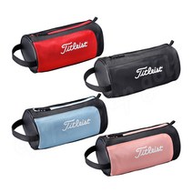 타이틀리스트 파우치 골프가방 볼주머니 볼케이스 TA23NGVPK, TA23NGVPK 원통형 블랙, ONE SIZE, 1개