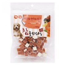 치킨 연어 당근 큐브 100g 애완견 고단백 영양간식 대용량강아지간식 애견덴탈껌 강아지패드 애견수제간식 개껌 강아지사료 대형견간식 애견용품 노령견간식 애견영양제 강아지우유껌 강아지개껌 애견훈련용간식, 참좋은간식 치킨&연어&당근 큐브 100g